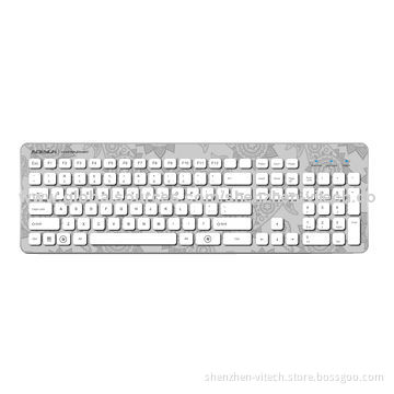 Computer Wired Keyboard with 103/104 Keys, Waterproof